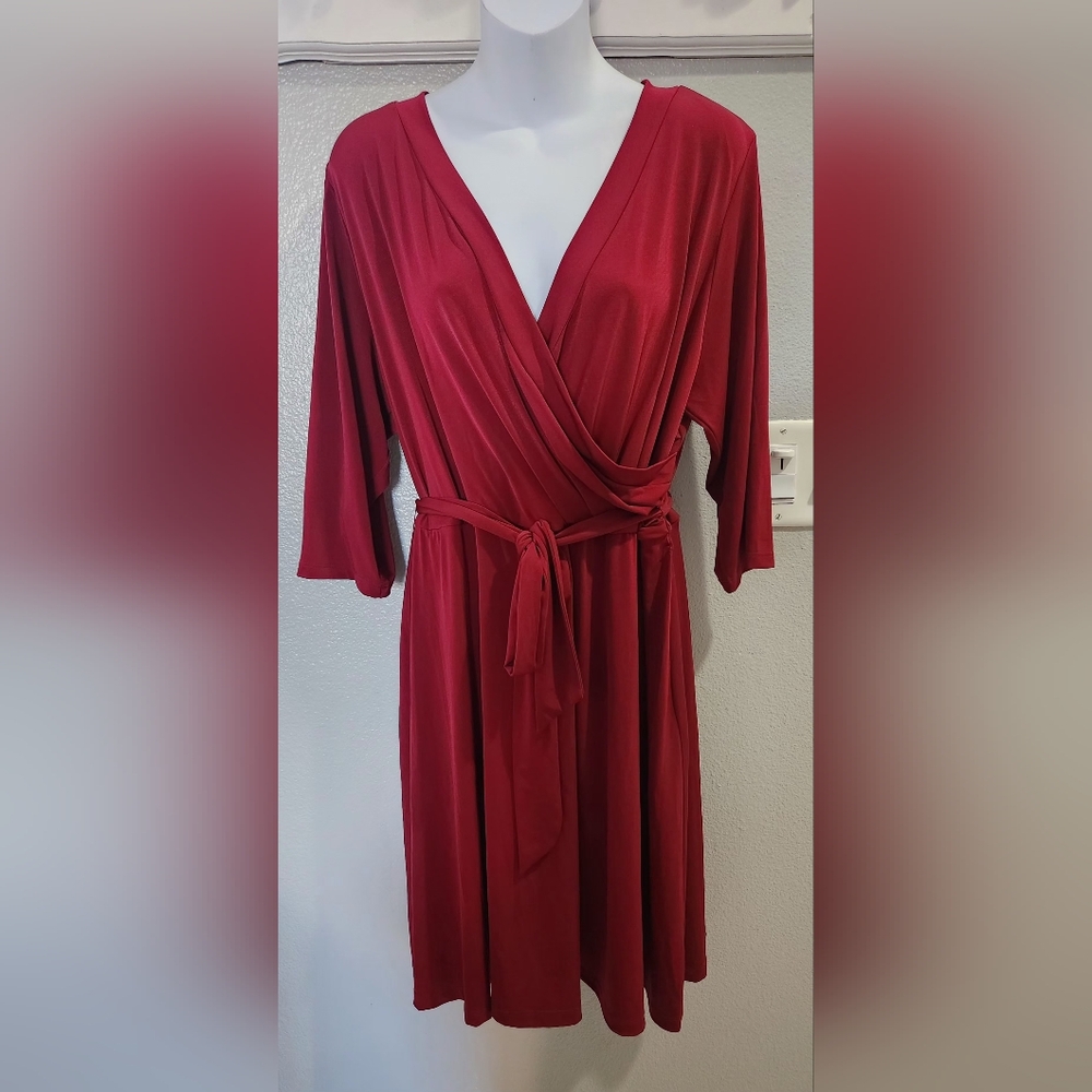AGB Burgandy Dress